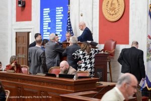 A running look at State Senate action on Friday, Day 59 of 60 at the Legislature